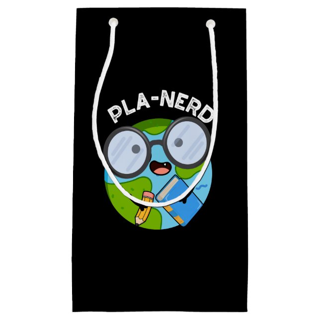 Planerd Roliga Planet Puns Mörk BG (Framsidan)