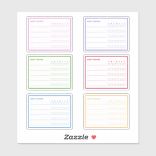 Planering av färgad livsmiljöspårare klistermärken