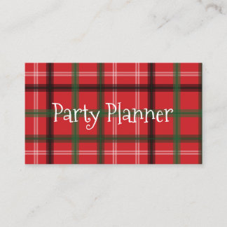 Planering av julklapp party visitkort