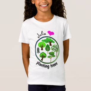 Planering för en ljusare framtid: Spara på jorden T Shirt