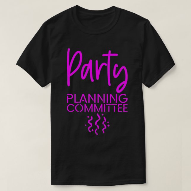Planeringskommittén party 1  t shirt (Design framsida)