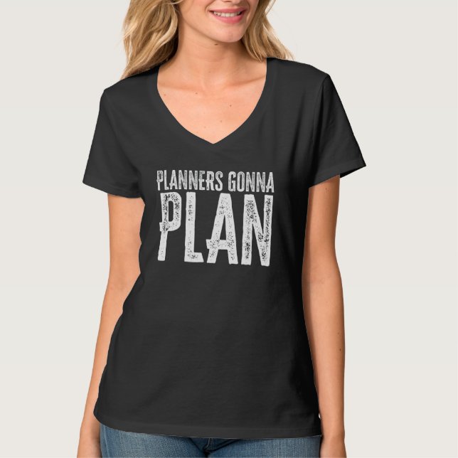 Planeringsofferter, organisationsofferter t shirt (Framsida)