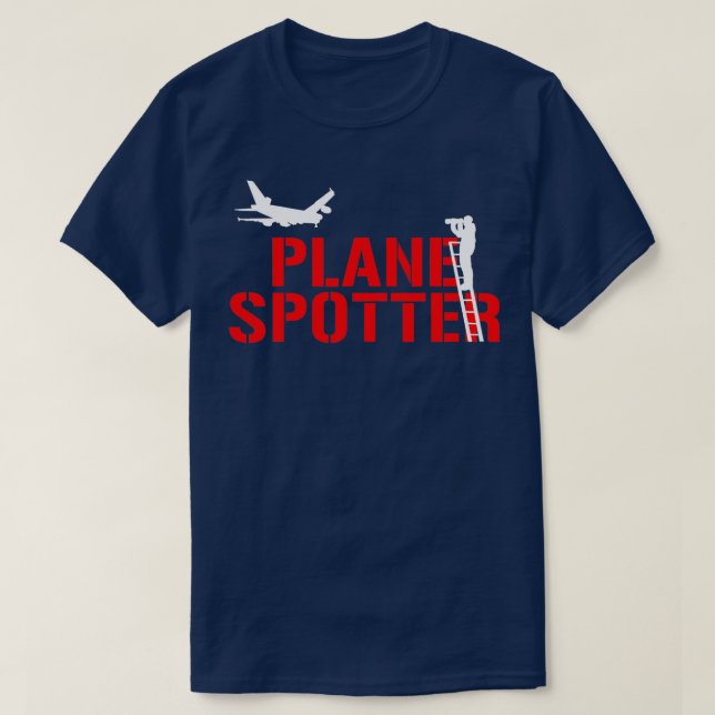 Planespotter Flygplan Spotter & Spotting Fläkt fly T Shirt (Design framsida)