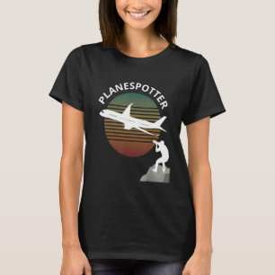 Planespotter Pilot Aircraft Wating Airline 3 T Shirt