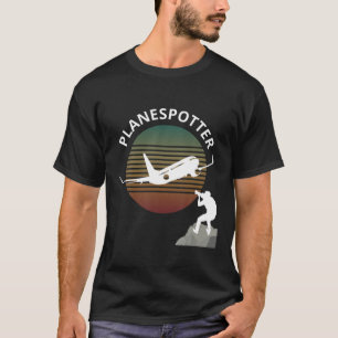 Planespotter Pilot Aircraft Wating Airline T Shirt