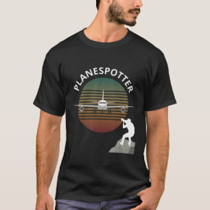 Planespotter Pilot Aircraft Wating Airline T Shirt