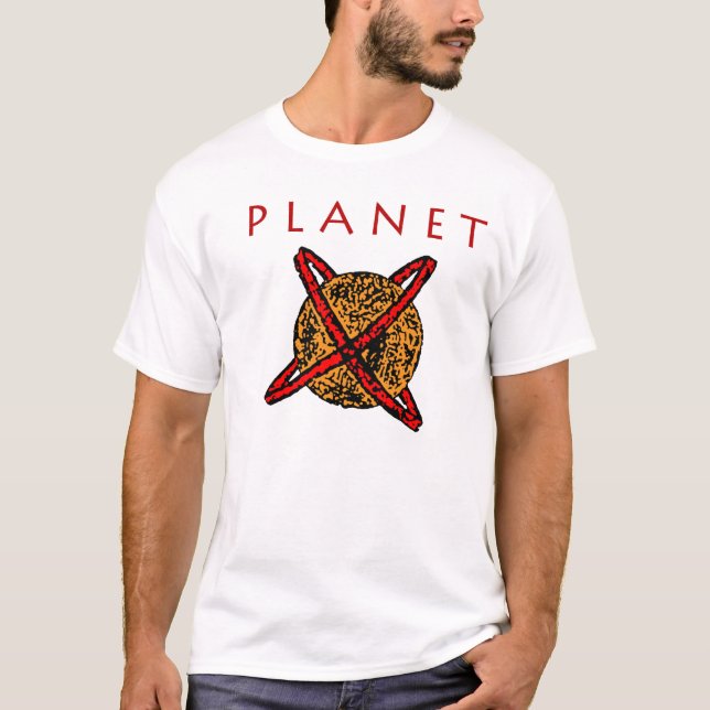 Planet 2012 X Nibiru (bekläda/tillbaka), T Shirt (Framsida)