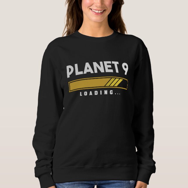 Planet 9 laddar solsystemet t shirt (Framsida)