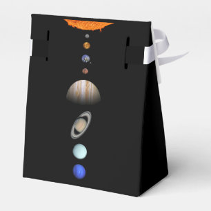 PLANET AV den SOL- SYSTEMfavören boxas Presentaskar