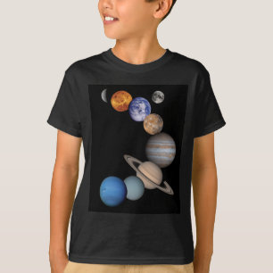 Planet av det sol- systemet t-shirt