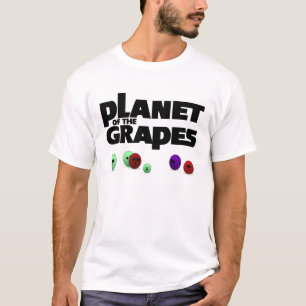 Planet av druvorna tee shirt
