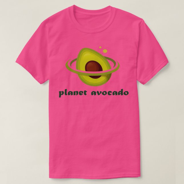 planet avocado t shirt (Design framsida)