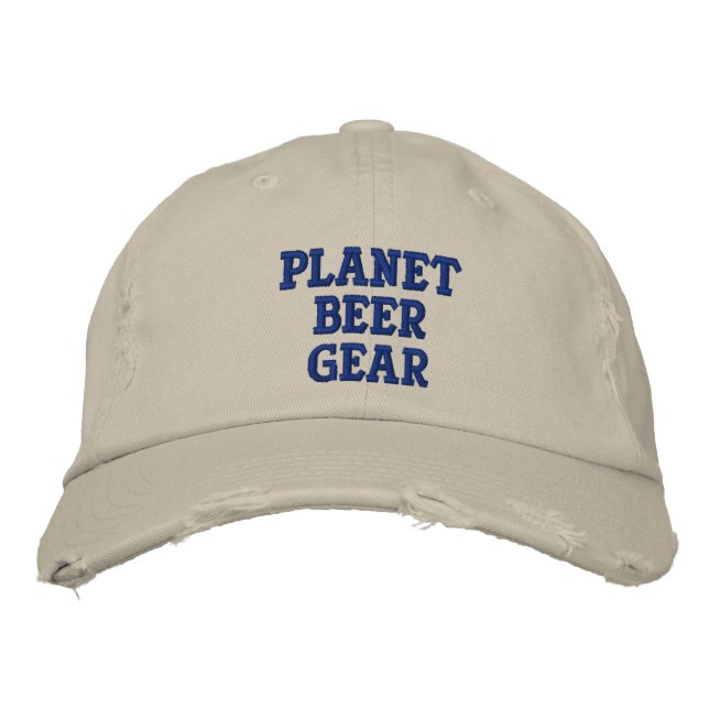 Planet Beer Gear Cap Broderad Keps (Framsida)