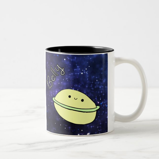 Planet Belly Mugg Kawaii Planet Teckning (Höger)