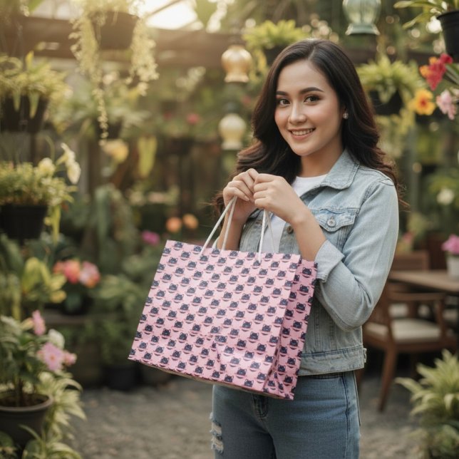 Planet Cat Large Gift Bag (Skapare uppladdad)