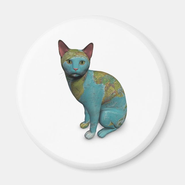 Planet Cat Magnet (Framsidan)
