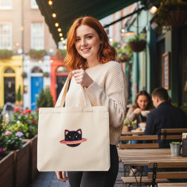 Planet Cat Tote Bag Mini Tygkasse
