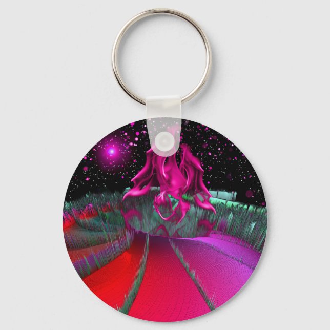 Planet Chlorboniev Rosa Nyckelring (Framsida)