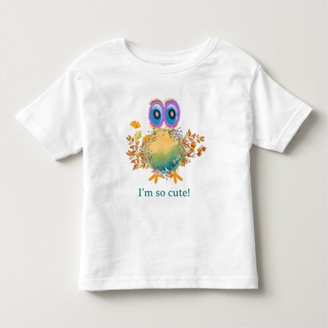 Planet Cute Samling av små killar Anpassa T Shirt (Framsida)