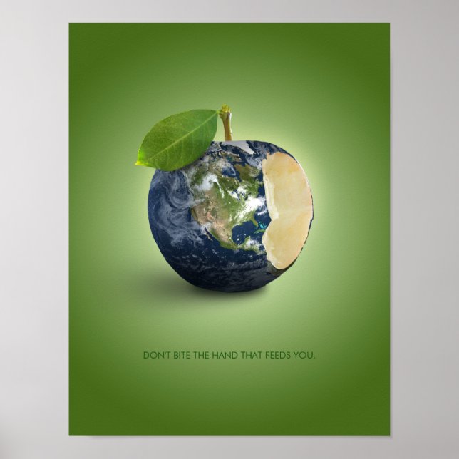 Planet Earth Apple-miljö Poster (Framsidan)