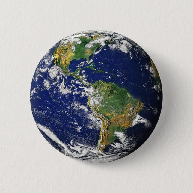 Planet Earth-brosch Knapp (Framsida)