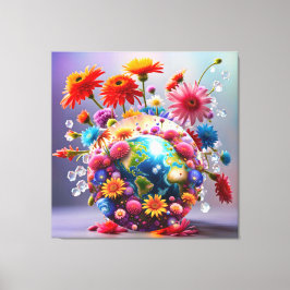 Planet Earth Canvastryck