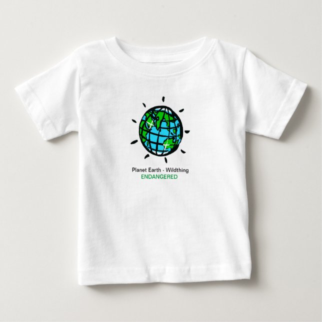 Planet EARTH - Conservation - Ecology - Natature - T Shirt (Framsida)
