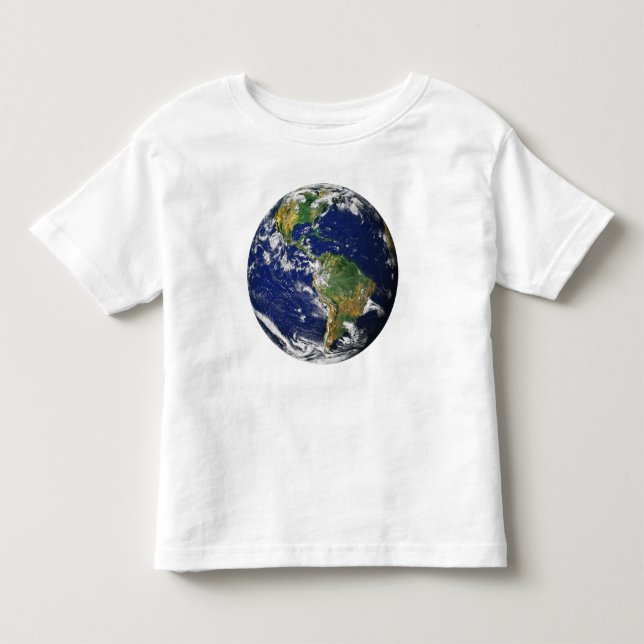 PLANET EARTH FRÅN SPACE Småbarn Girls’ T-Shirt (Framsida)