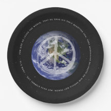 Planet Earth i Space Christian John 3:16 - PEACE