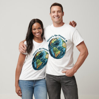 Planet Earth-illustrationer T Shirt
