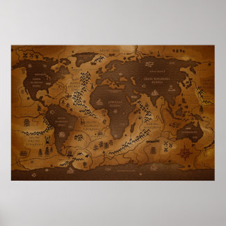 Planet Earth-Inversed Poster