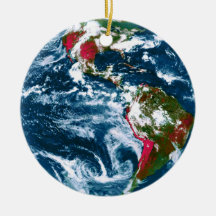 Planet Earth Jul Ornament