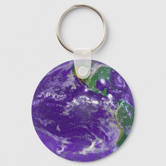 Planet Earth Keychain Nyckelring (Framsida)