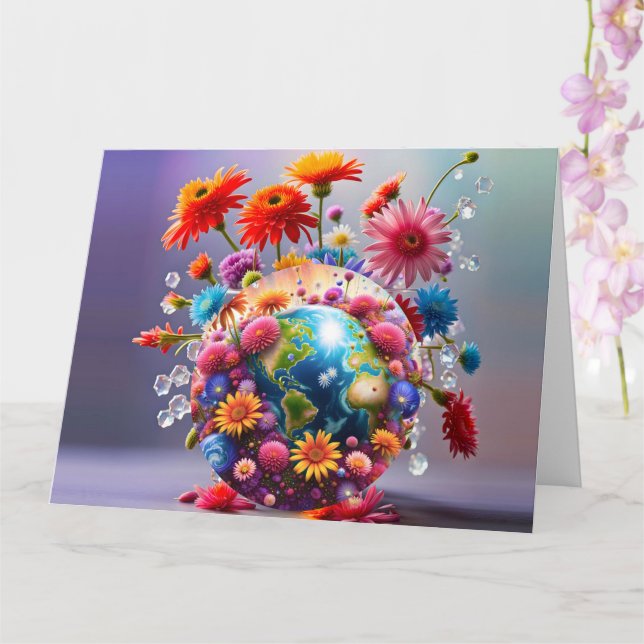 Planet Earth Kort (Orkide)