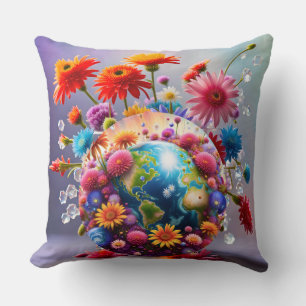 Planet Earth Kudde