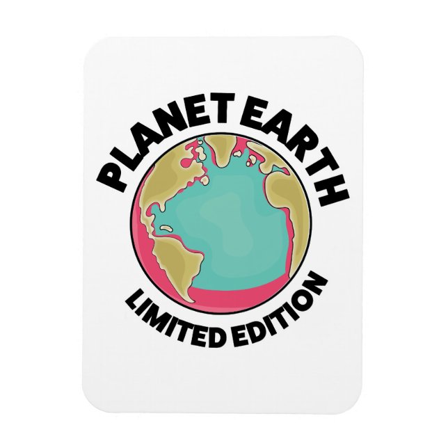 Planet Earth limited edition Magnet (Vertikal)