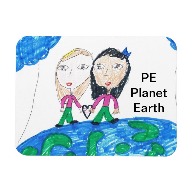 Planet Earth Magnet (Horisontell)