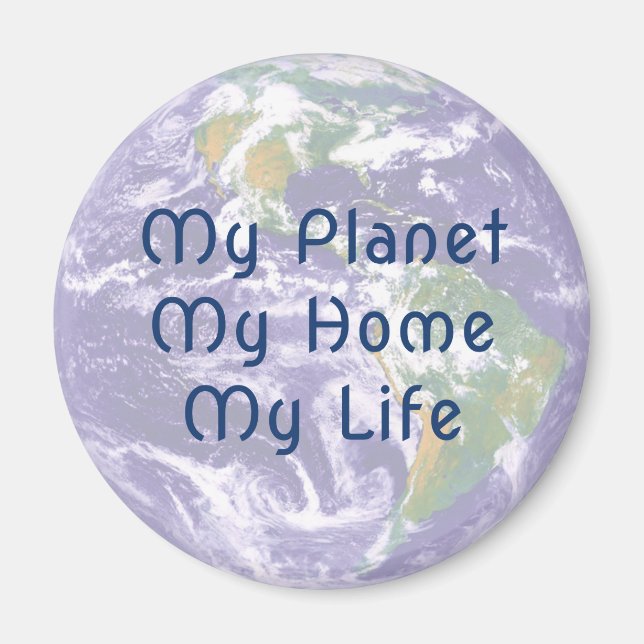 Planet Earth Magnet Min planet (Framsidan)