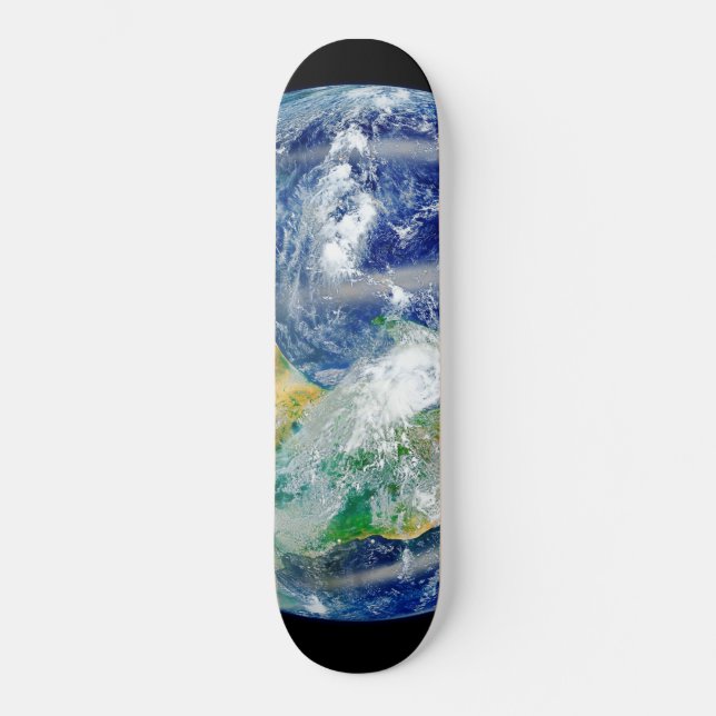 Planet Earth Mini Skateboard Bräda 18,5 Cm (Framsida)
