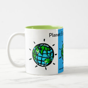 Planet EARTH - Mitt hem - Två-Tonad Mugg