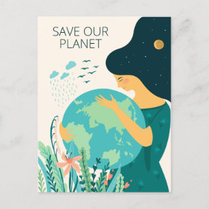 Planet Earth Mor Vykort