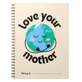 PLANET EARTH NOTEBOOK - KÄRLEK DIN MOR ANTECKNINGSBOK