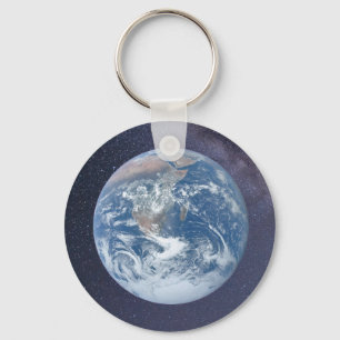 Planet Earth Nyckelring