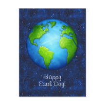 Planet Earth på rymdvykort