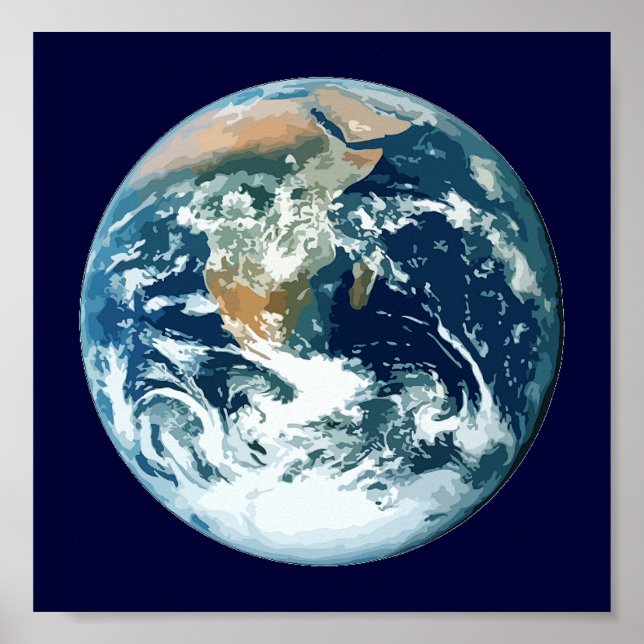 Planet Earth Poster (Framsidan)