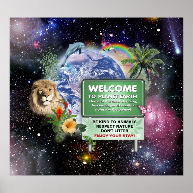 Planet Earth Poster (Framsidan)