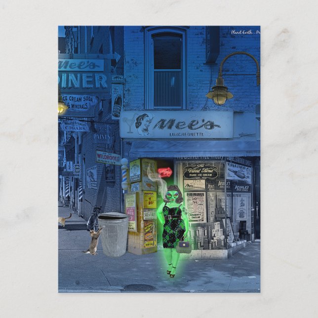 Planet Earth, Promised Land? Vykort (Framsida)