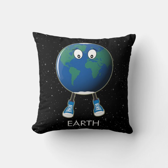 Planet Earth & Stars Kudde (Framsida)