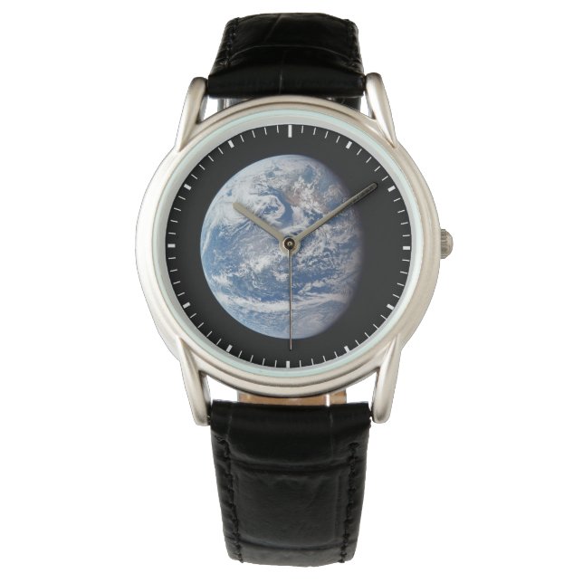Planet Earth taget av besättningen Apollo 11. Armbandsur (Framsida)