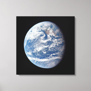 Planet Earth taget av besättningen Apollo 11. Canvastryck